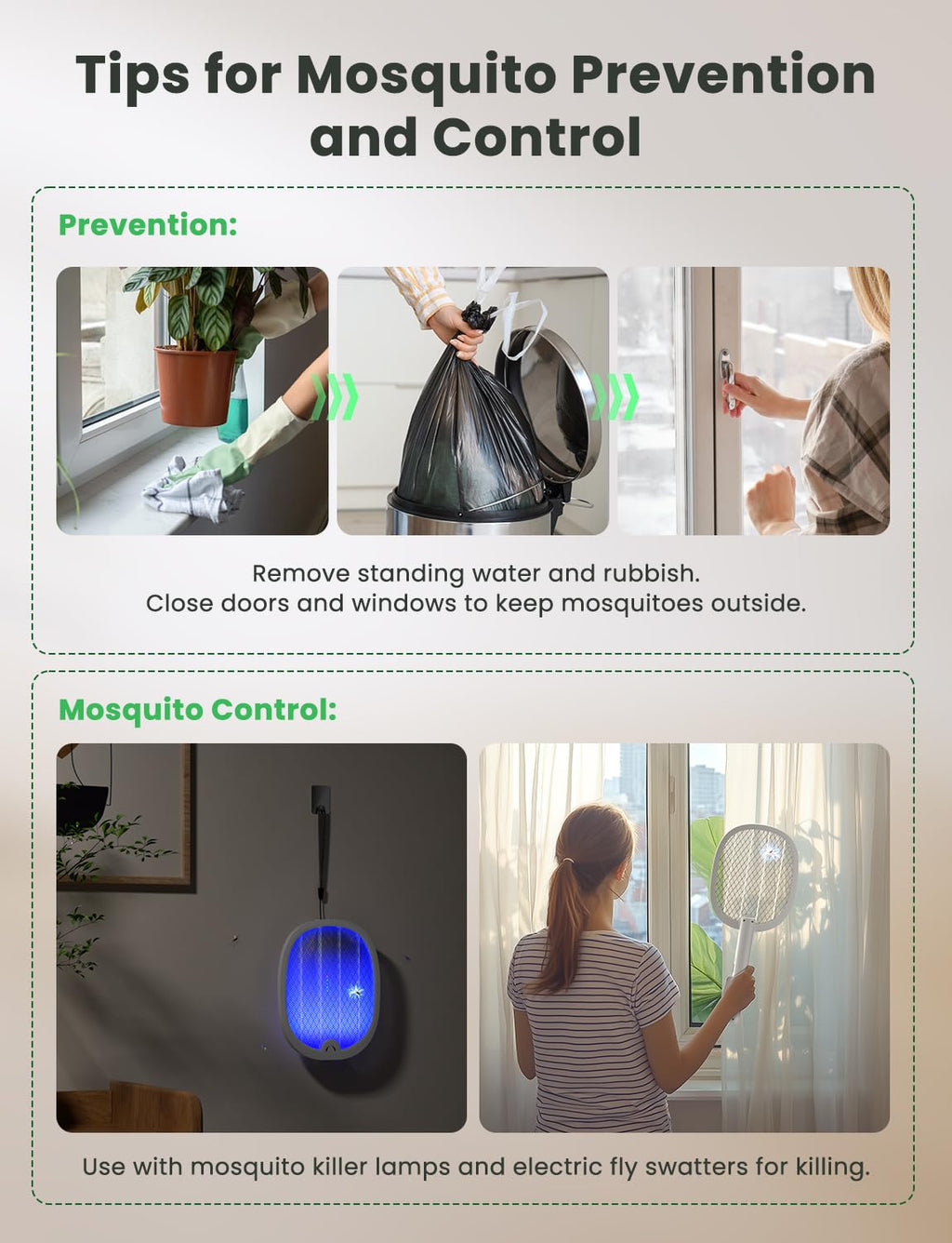YISSVIC Electric Fly Swatter Foldable Bug Zapper Racket 2 in 1 Mosquito Killer with Purple Attractant Light Rechargeable 1800mAh for Indoor Home Backyard Patio Camping (1, White)