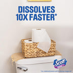 Scott 1000 Trusted Clean Toilet Paper, 32 Rolls, Septic-Safe, 1-Ply Toilet Tissue