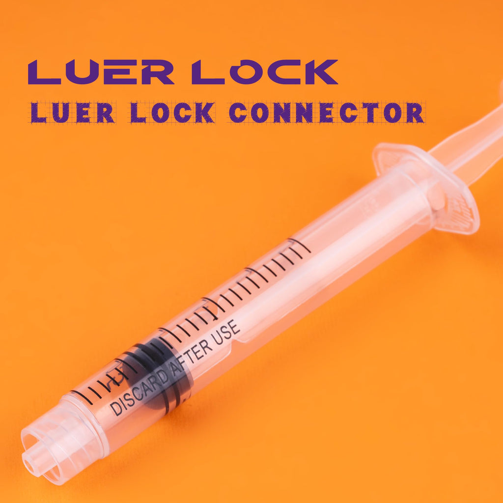 Disposable 2ml Syringe with 25Ga 1.0 Inch Needle, Individual Package pack of 100