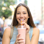 Tomnk 300 Pack Smoothie Straws, 10.3 Inches Straws Disposable, Drinking Straws Disposable in Assorted Bright Colors