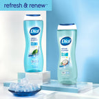 Dial Body Wash, Refresh & Renew Spring Water, 23 Fl Oz (Pack of 3), Hydraclean Complex & Vitamin E, Gentle, Leaves Skin Feeling Nourished, Dermatologist-Tested, No Parabens & Sulfates