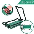 Heavy Duty Foldable Garden Kneeler and Seat with Tool Pouch, Green