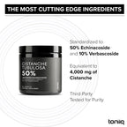 Toniiq Cistanche Tubulosa Extract - Ultra High Potency 10:1 Extract with 50% Echinacoside & 10% Verbascoside - Highly Concentrated - Third-Party Lab Tested - 60 Capsules