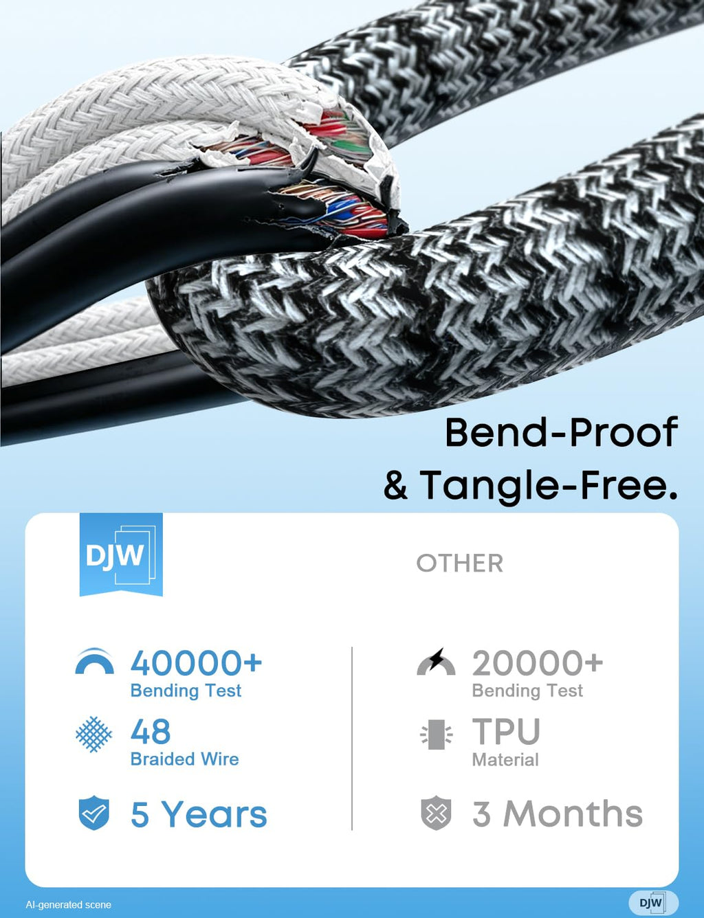 DJW 65W USB C Laptop Charger Compatible with HP Spectre x360,Envy,Elitebook x360,Pavilion, Elite x2,Chromebook,Omnibook,Dragonfly,Zbook,ProBook Travel Computer Charger USB Type C AC Power Adapter