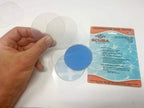 All-in-One Repair Kit for Above-Ground Pools | Fast, Underwater-Capable Peel-and-Stick OR Adhesive Glue-Down Vinyl Patches & for Easy Set and Frame Pools 4 Inch Peel and Stick