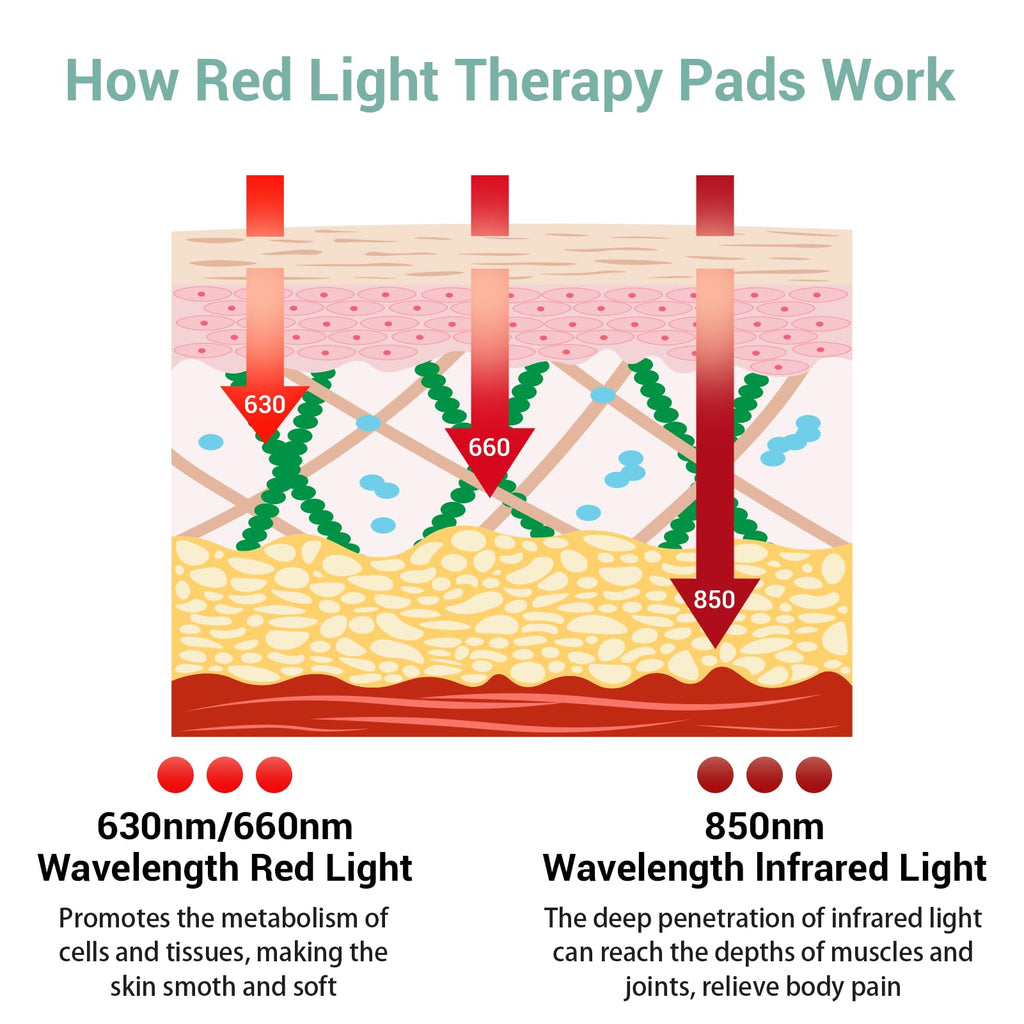 Comfytemp Red Light Therapy Belt, FSA HSA Eligible Infrared Red Light Therapy for Body, 22W Light Wrap with Pulse for Back Waist Muscle Pain Relief, Improve Joint Inflammation, Gift for Women Men