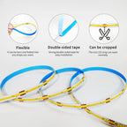 Yeewhale 50FT COB LED Strip Lights 3000K Warm White Dimmable DC 24V Flexible LED Tape Light for Bedroom, with Remote and App Control LED Light Strip,for DIY Home Decoration