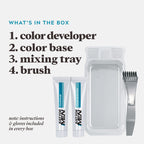 JUST FOR MEN Mustache & Beard Dye, Keratin, Dark Brown M-45 (3 Pack)