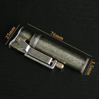 SCGHBK Kerosene Trench Lighter Vintage Metal Portable Refillable Lighter Bronze