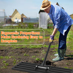COZEER 30" x 10" Leveling Rake,Leveler Tool with 78" Adjustable Handle