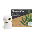 Grove Co. Bamboo Toilet Paper Tree Free & Septic Safe Bath Tissue, Ultra Soft, Durable, & Absorbent 3 Ply Sheets (1 Roll = 44.4 sq ft) Bulk Toilet Paper (Pack of 18 Rolls)
