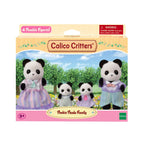 Calico Critters Pookie Panda Family, Dolls, Dollhouse Figures, Collectible Toys with 4 Figures Included