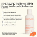 Innerwork Liquid Prenatal Vitamins for Women with DHA, Folate, Choline & B Complex – Prenatal & Postnatal Liquid Multivitamin for Pregnancy & Breastfeeding – Vegan, Sugar Free, Non GMO – 32 Oz