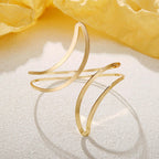 BOMAIL 6 Pcs Gold Arm Cuff Jewelry for Women