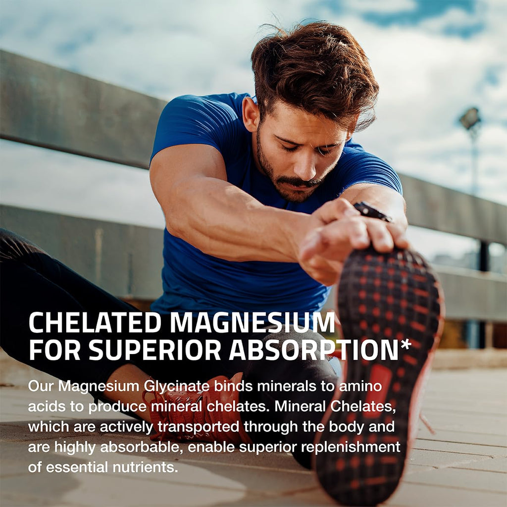 Bronson Magnesium Glycinate 200 MG per Serving Chelated for High Absorption, Gentle On Stomach, Non-GMO, 120 Vegetarian Capsules