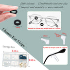 Eyeglass Repair Kit - YEEMO Glasses Repair Kit with Screws (Gold), Eyeglass Nose Pads, Precision Glasses Screwdriver Set: High Compatibility for Eyeglasses, Sunglasses, and Watch Repair