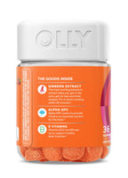 OLLY Laser Focus Gummy, Ginseng, Alpha GPC, B Vitamins, Berry Tangerine Flavor - 36 Count (Pack of 2)