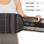 BraceAbility Lumbar Support Belt for Lower Back Pain - Corset Brace for Men and Women, Scoliosis, Sciatica, Spinal Stenosis, Herniated Disc Relief - FSA Eligible, Fits 28" - 60" Waist