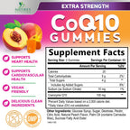 CoQ10 Gummies 100mg Per Serving - 3X Strength, High Absorption, Antioxidant Supplement for Heart Health Support & Energy Production, Ultra Coenzyme Q10 Vitamins, Coq 10 Supplements - 120 Gummies