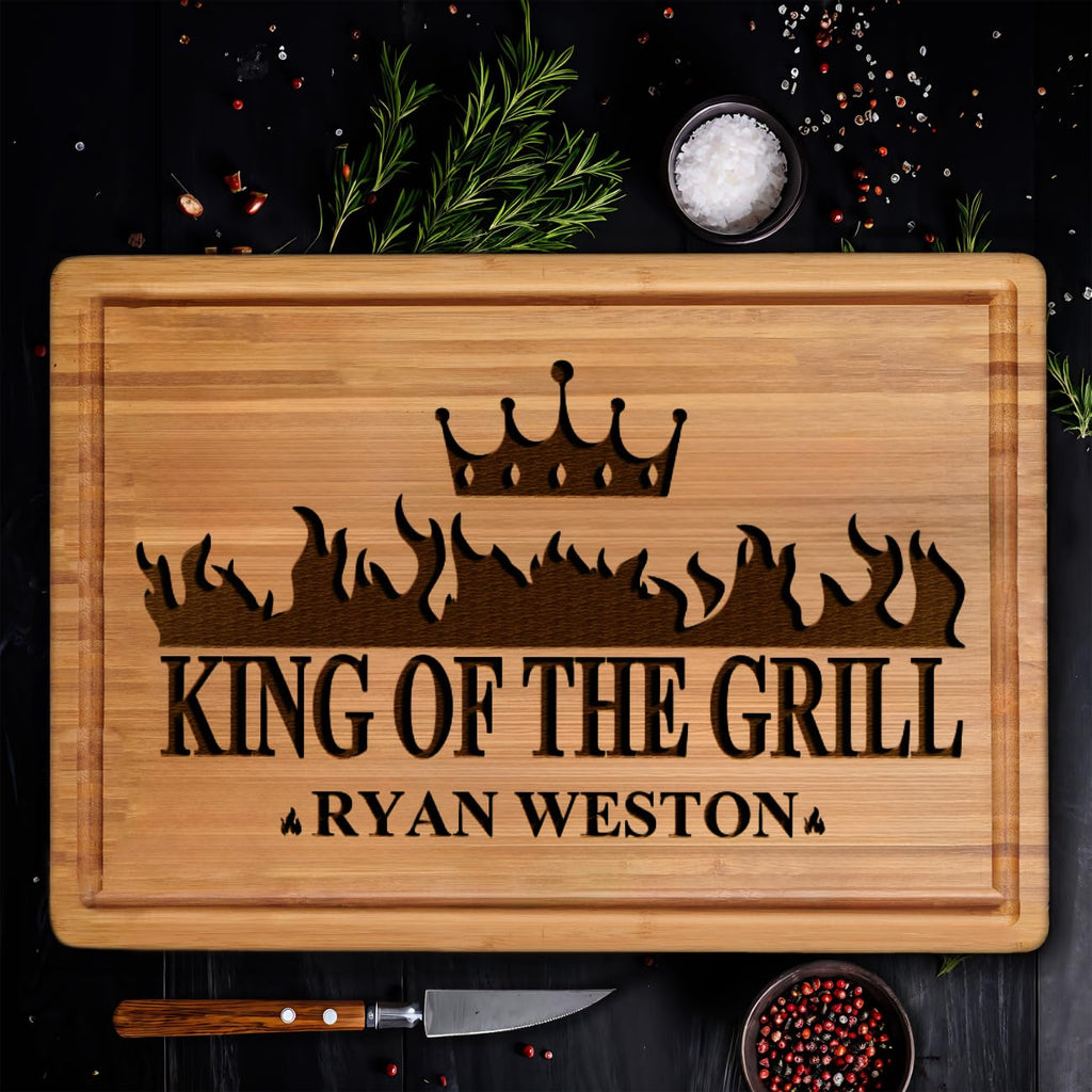 Personalized Gifts for Men Custom Engraved Cutting Board BBQ & Grilling Gift, Unique Grill Master Gift for Dad, Husband, or Father in Law Perfect Birthday or Christmas Gift for Men 2026