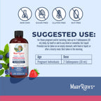 MARYRUTH'S Postnatal & Prenatal Vitamins for Women | Sugar Free | Womens Multivitamin for Pre-Conception, Pregnancy & Nursing | Ginger | Selenium | Folate | Vegan | Non-GMO | Gluten Free | 16 oz