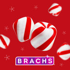 Brach's Sweet Stripes Soft Peppermint Candy, Individually Wrapped, 350 Ct