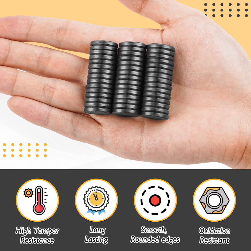 FINDMAG 100 Pack Magnets with Adhesive Backing, Craft Magnets for Boards