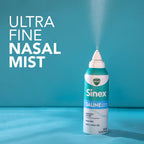 Vicks Sinex SALINE Nasal Spray, Drug Free Ultra Fine Mist, Clear Everyday Sinus Congestion Fast, Clear Mucus from a Cold or Allergy, Daily Use 5.0 fl oz x 2