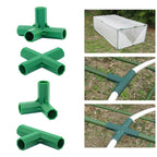 Bykswil Fitting 16MM Stable Support Greenhouse Frame Building Connector