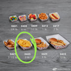 Southern Champion Tray 0425 #300 Southland Paperboard Food Tray, 3 lb Capacity, Red Check (Case of 500)