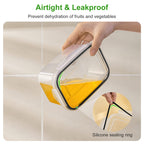 5 PCS Large Fruit storage Containers for Fridge ,Food Storage Containers