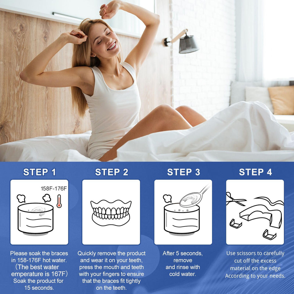 OHALEEP Anti Grinding Guard for Clenching Teeth at Night, Teeth Grinding Mouthguards for Sleeping, Mouth Guard for Grinding Teeth at Night, Night Guards for Teeth Grinding for Adults