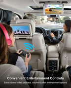 Video Remote Control Fits for GMC Yukon Sierra Chevrolet Tahoe Suburban Silverado Cadillac SRX Escalade ESV 2015-2021, DVD Player Remote Control Replace 84012998 23432163