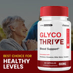 Glyco Thrive Capsules, GlycoThrive Blood Support Supplement Pills, Premium Natural Daily Multivitamin Wellness Formula for Maximum Energy & Overall Balance Health, Glyco Thrives Reviews (60 Capsules)