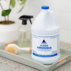 CPDI Clear Ammonia Cleaner Liquid, 1 Gallon, Multipurpose, Multi-Surface Cleaning Solution Removes Grease, Hard Water Stains, and Odors, Kitchen and Bathroom Use