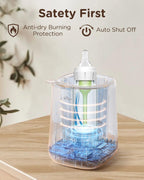 Bear Baby Bottle Warmer, Fast Warming Breast Milk Formula, White