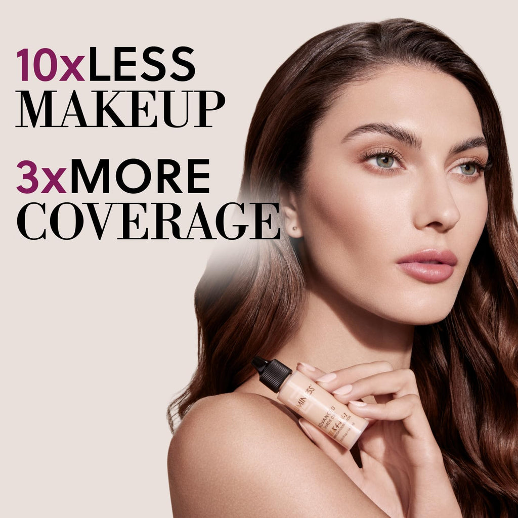 Luminess Air Icon Makeup Airbrush System and 4-Piece Foundation Starter Kit, Fair Coverage - Quick, Easy & Long Lasting Application - Includes Silk 4-In-1 Foundation, Highlighter & Blush