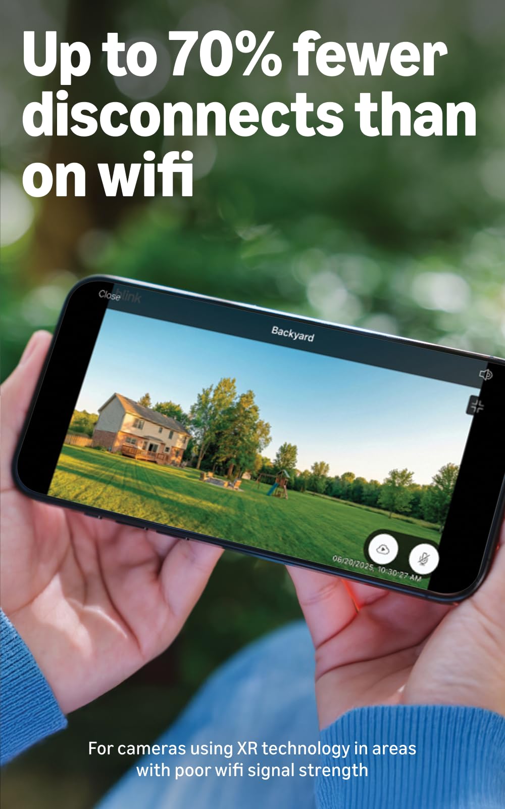 Blink Outdoor XR+ — Extended Range Wireless Outdoor 4 Camera with 10x security coverage powered by Blink's proprietary XR technology — 1 camera system