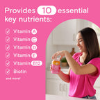 One A Day Teen Girl’s Daily Essentials Multivitamin Gummies, Teen Girl Multivitamins with Biotin, Vitamin B12 and B6, Vitamin C, Raspberry Natural Flavor, 120 Gummies