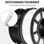 YUGMCOCE Silk PLA Filament 1.75mm,3D Printer Filament with a Metallic Glossy Finish, Dimensional Accuracy +/- 0.02 mm, 1kg Spool(2.2lbs) Fits for Most FDM 3D (A-Silk White Pla)