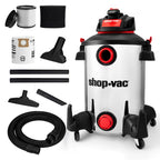 Shop-Vac 5761311 12-Gallon Wet/Dry Shop Vacuum, 6 Peak HP, 1.5 Inch Diameter x 7 Foot Hose, 20 Foot Cord, Ideal for Home, Garage, and Workshop Cleaning