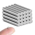 rhinocats 200Pcs Small Round Magnets,3x3mm Mini Magnets for 3D Printing,Miniatures,Office, DIY, Crafts and Science