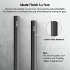 SmallRig 15mm Carbon Fiber Rod for 15mm Rod Support System (Non-Thread), 8 inches Long, Pack of 2