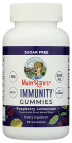 MaryRuth Organics Sugar Free Immunity Gummies | Powerful Blend | Elderberry Vitamin C & Zinc | Vitamin D3 & Echinacea | Immune Support Supplement | Gummies for Kids & Adults | Vegan | Non GMO | 90ct