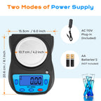 Bonvoisin Digital Lab Scale 600g x 0.01g Precision Electronic Scale LCD Display Analytical Balance Jewelry Scale Scientific Scale 0.01g Accuracy