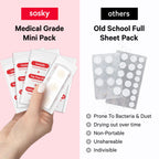 Sosky Pimple Patches for Face, FSA HSA Eligible Invisible Hydrocolloid Acne Patches, Zit Sticker for Face and Skin, Pimple Sticker for Covering Zits, Blemishes with Salicylic Acid 144 Count