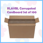 RLAVBL 100 Pack 11x14 Corrugated Cardboard Sheets, Flat Cardboard Inserts for Shipping, Mailing, Packing, DIY Crafts