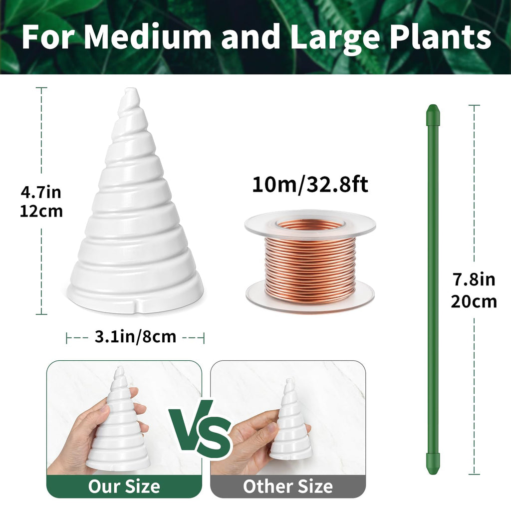NAMTSO Electroculture Copper Wire Gardening Tools, Custom Extra Large Cone