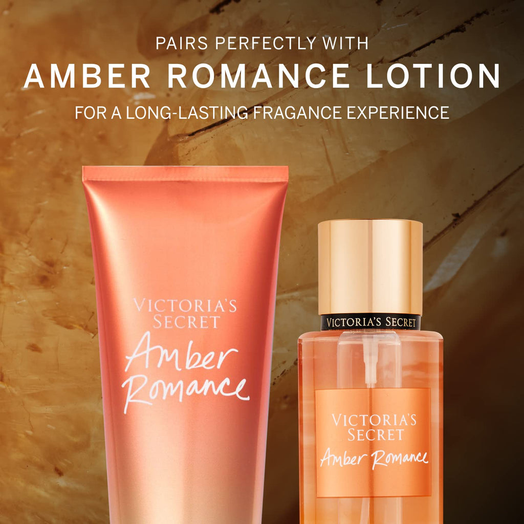 Victoria's Secret Amber Romance Body Mist for Women, Perfume with Notes of Sugar Kisses, Women���s Fragrance, 250 ml / 8.4 oz