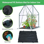 Mini Greenhouse for Indoor Outdoor: Ohuhu Portable Green House with Waterproof Pad for Small Plants Nursery Germination, 36"x36"x58.5" Heavy-Duty PVC Cover Tent Humidity Dome Seedling Accessory